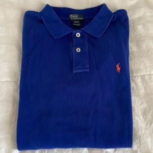 Boys Ralph Lauren Polo Sz LG 16/18 Sapphire Blue VEUC Barely Worn no flaws